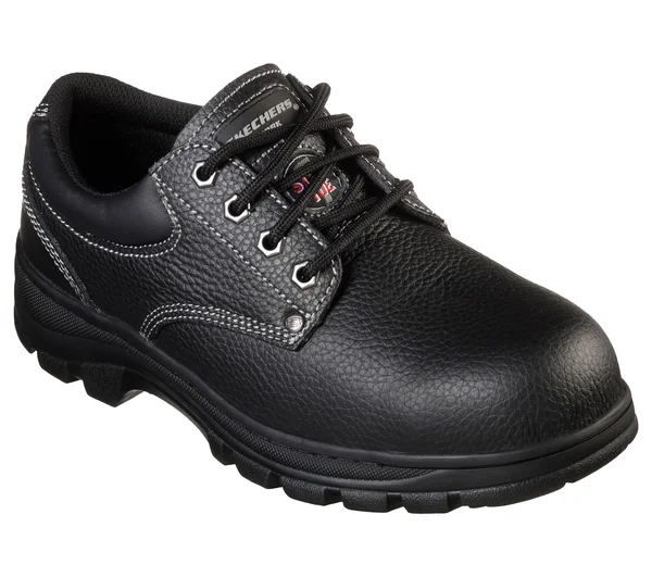 Skechers Men's Work Workshire Tydfil Steel Toe Shoe, Black