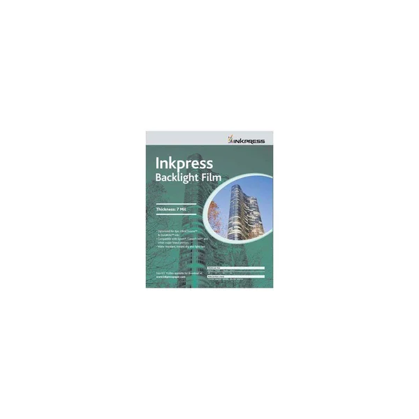 Inkpress IBF111720 Backlight Inkjet Film 11x17x22 20 Sheets
