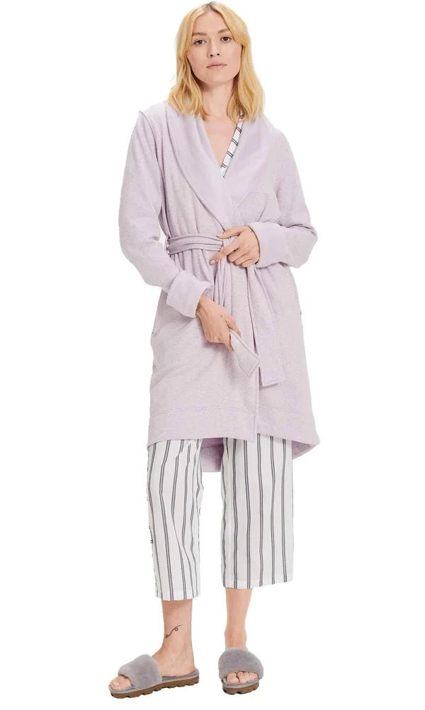 Ugg Blanche II Robe Women's Robe Lilac Frost Heather : Xs
