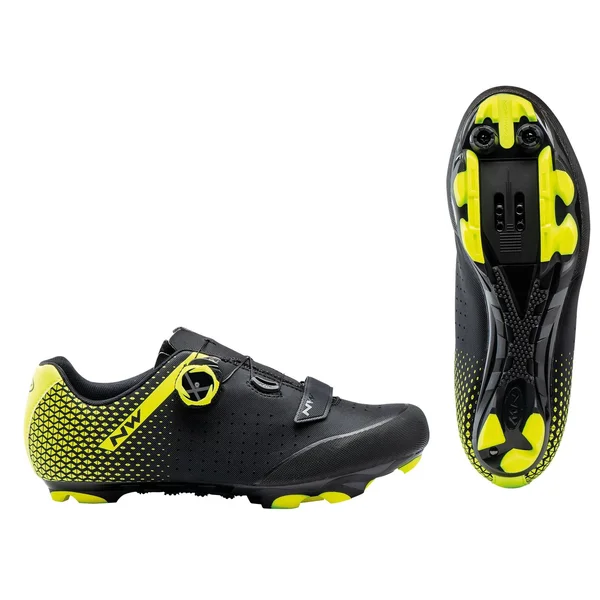 Northwave Origin Plus 2 Shoes - Black Yellow