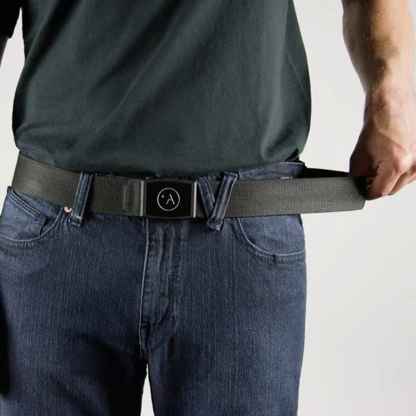 Arcade Vision Belt-Brushed Black/Aluminum