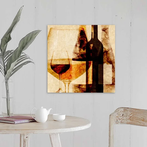 Smokey Wine I - Canvas Wall Art, 20x20, Great Big Canvas