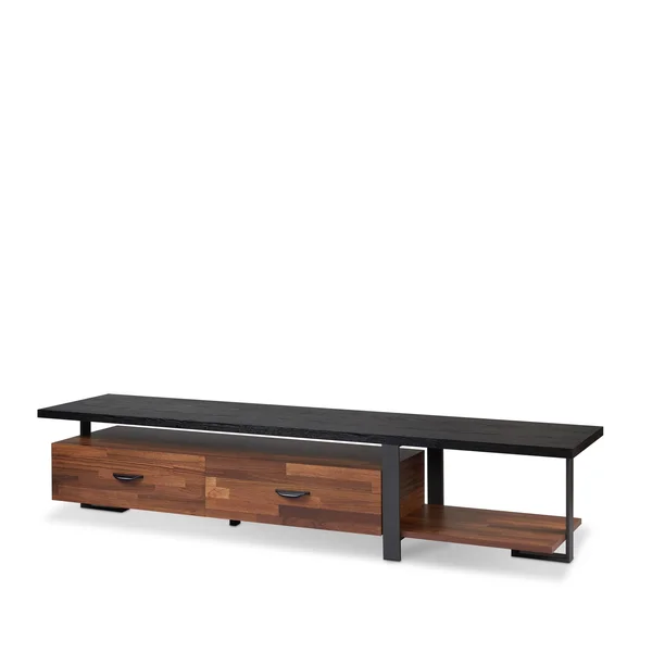ACME Furniture Elling TV Stand, Walnut/Black