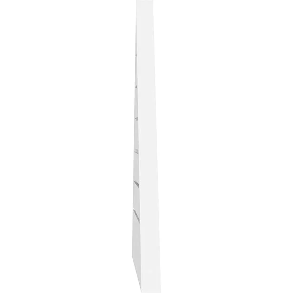 Ekena Millwork GVPTR54X2502SF 54x22W x 24-3/4x22H Triangle Surface Mount PVC Gable Vent 11/12 Pitch: Functional, w/ 2x22W x 1-1