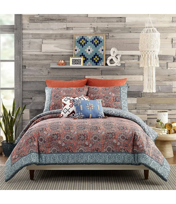 Jessica Simpson Antara Comforter Set - Clay - Twin, 68" x 96"