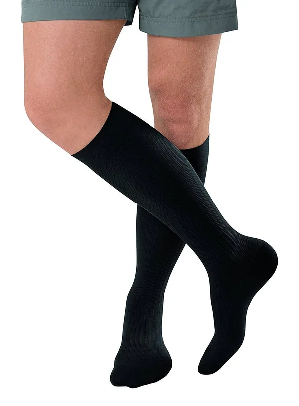 Jobst forMen Ambition 30-40 mmHg Knee High - Size 5, Long, Black