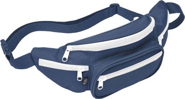 Brandit Bolso de la correa de cintura, blanco-azul