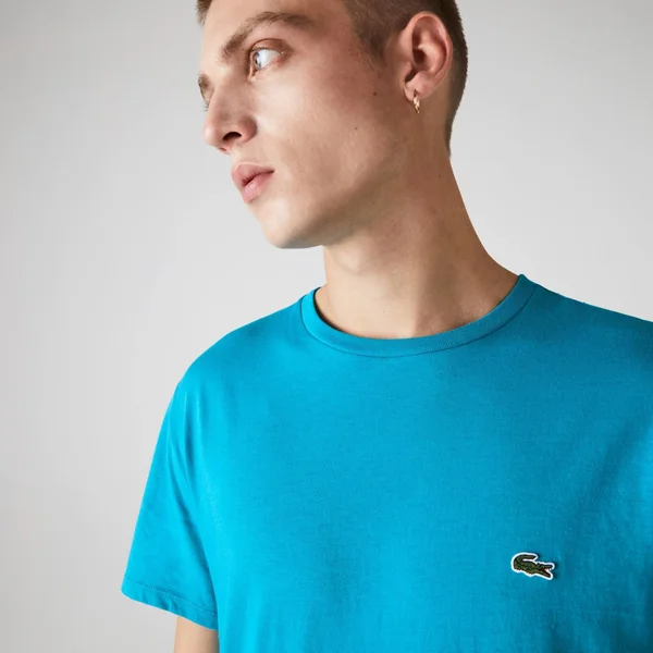 Lacoste Men's Crew Neck Pima Cotton T-Shirt - Reef