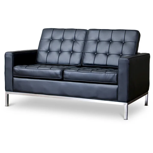 Baxton Studio Connoisseur Living Room Loveseat - Black