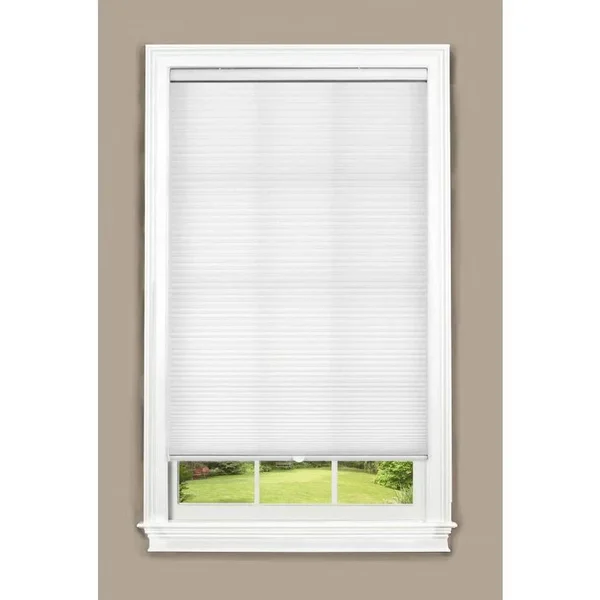 Cordless Light Filter Cellular Shade, White, 57W x 48L