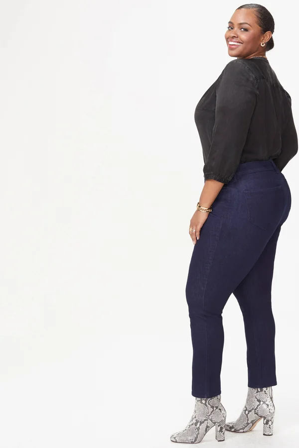 Nydj Women's Sheri Slim Jeans Petite in Rinse, Plus, Size: 22wp