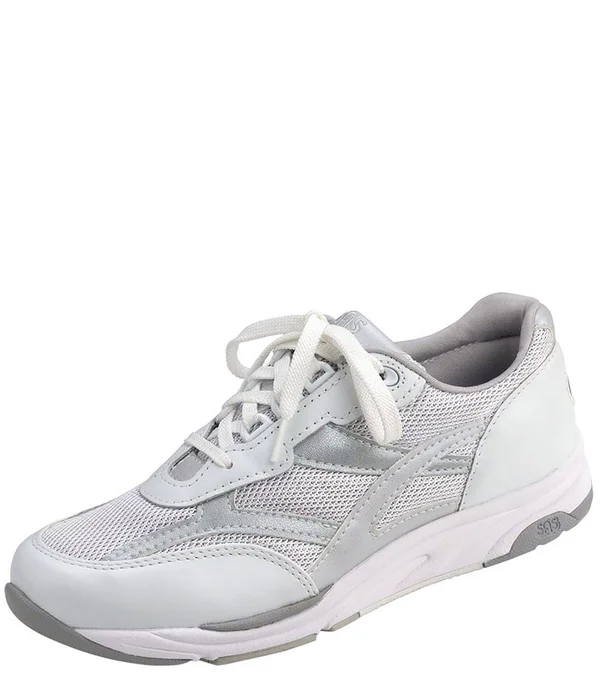 Women's SAS Tour Mesh Sneaker, Size: 10.5, Silver
