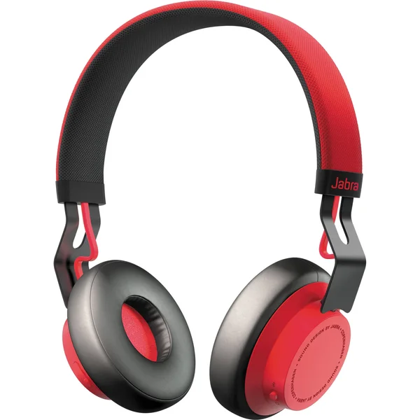 Jabra Move Wireless Bluetooth On-Ear Headphones - Red