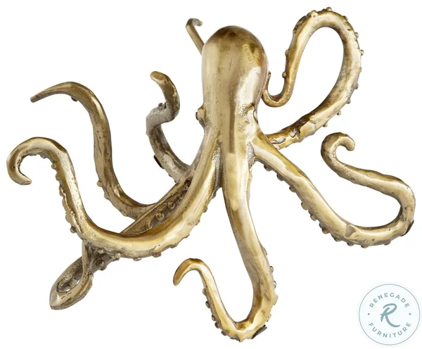 Octopus Shelf Decor - Cyan Design 11239