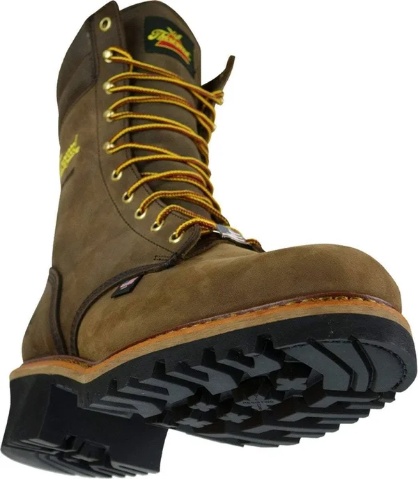 Thorogood Men's Logger Series 9x22 Waterproof, Safety Toe Boot 804-3555, Steel
