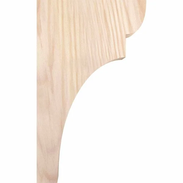 Ekena Millwork COR06X06X06YOR00SDF 5 1/2x22W x 6x22D x 6x22H Yorktown Smooth Corbel, Douglas Fir