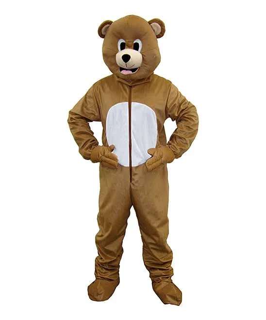 Dress Up America Brown Bear Mascot for Kids