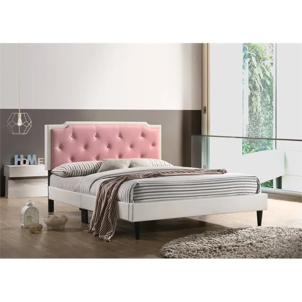 Glory Furniture Deb G1122-FB-UP Full Bed -All in One Box - White