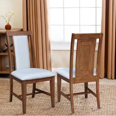Welby Solid Wood Side Chair Gracie Oaks Frame Color: Distressed Oak