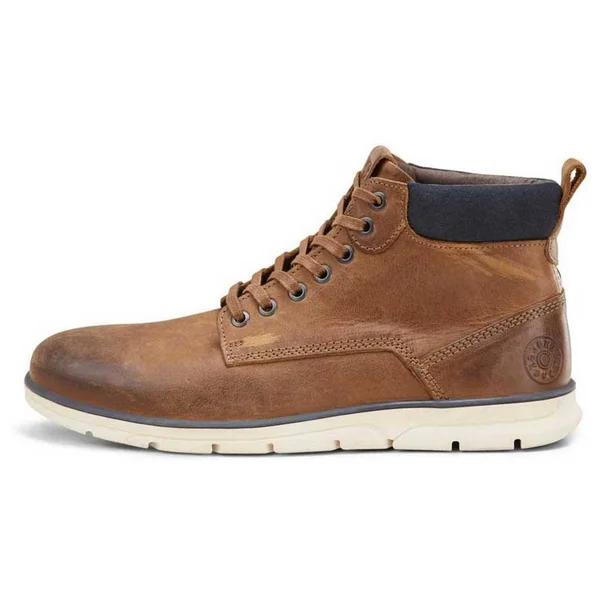 Jack & Jones Fwtubar Leather STS - Brown - Casual Boots