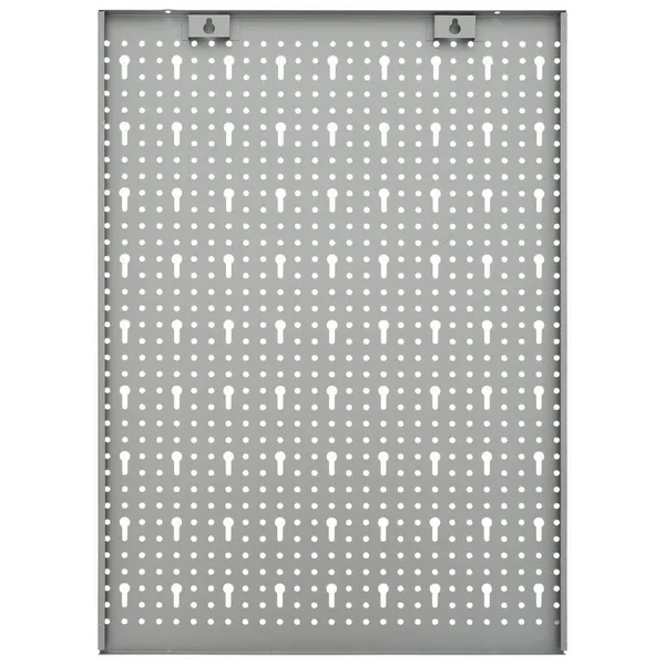 vidaXL Wall-Mounted Peg Boards 4 Pcs 15.7x22x22.8x22 Steel