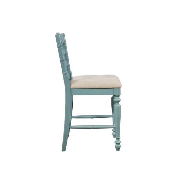 Riverbay Furniture Counter Stool in Antique Blue - RF-1814077