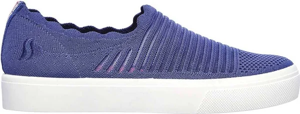 Skechers Women's Poppy Breezy Street Slip-On Sneaker, Blue
