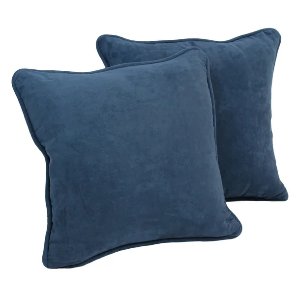 Copper Grove Elk Island 18-inch Microsuede Throw Pillow (Set of 2) Spice