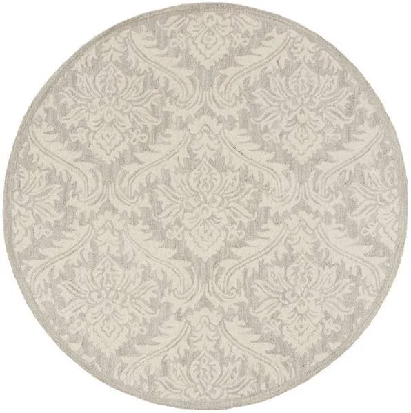 Safavieh Micro-Loop 513 Area Rug - Silver, 9& x 12& Rectangle