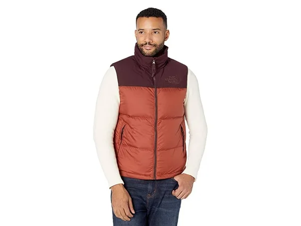 The North Face Men's Eco Nuptse Vest: Brandy Brown