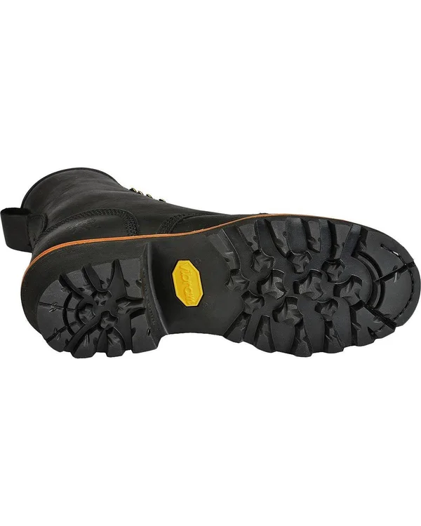 Chippewa Men's Black Steel Toe Logger 8 in. Boot
