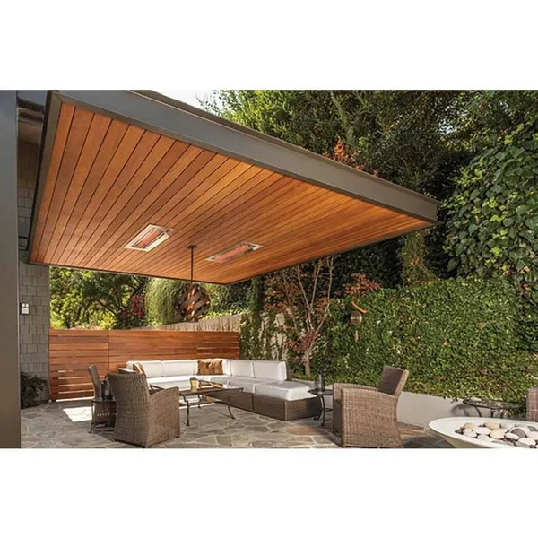 Infratech W Series Single Element Patio Heater - W-15, Grey W1524GR