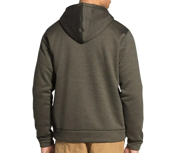 The North Face Men's Sherpa Patrol Full Zip Hoodie - Medium - New Taupe Green White Heather