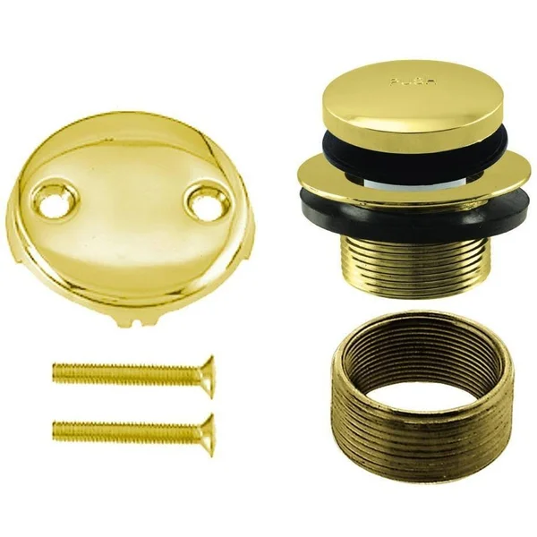 Westbrass D93K-12 Tip-Toe Universal Trim Set with 2 Hole Faceplate, Oil Rubbed Bronze