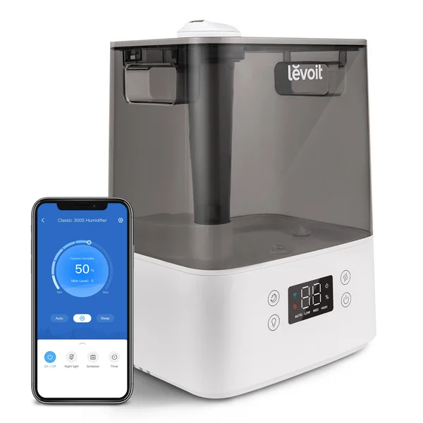 Levoit Cool Mist Humidifiers for Bedroom, 6L Smart WiFi Top Fill Ultrasonic Air