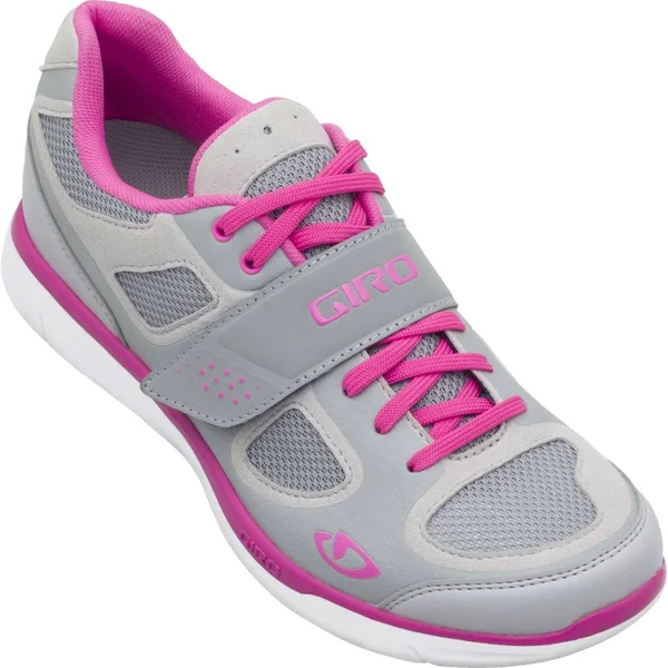 Giro Women's Whynd Cycling Shoes (Silver/Rhodamine Red, 39)