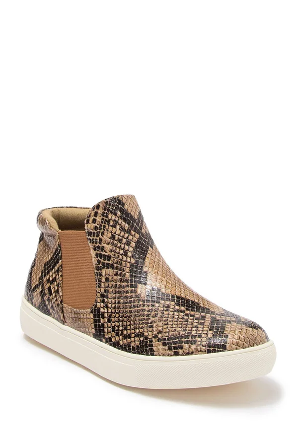 Matisse Women's Harlan Sneaker Tan Snake, 7