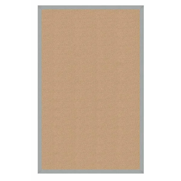 Linon Empire Machine Tufted Wool 1&10x22x2&10x22 Rug in Sisal and Ice Blue
