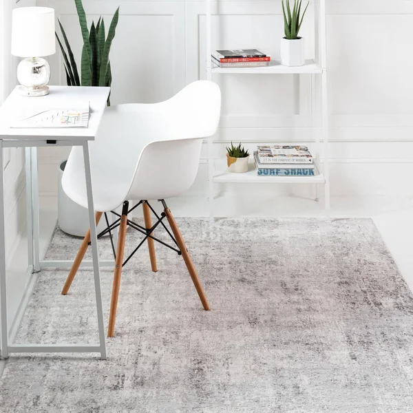 Caspian 5x8 Gray Abstract Area Rug