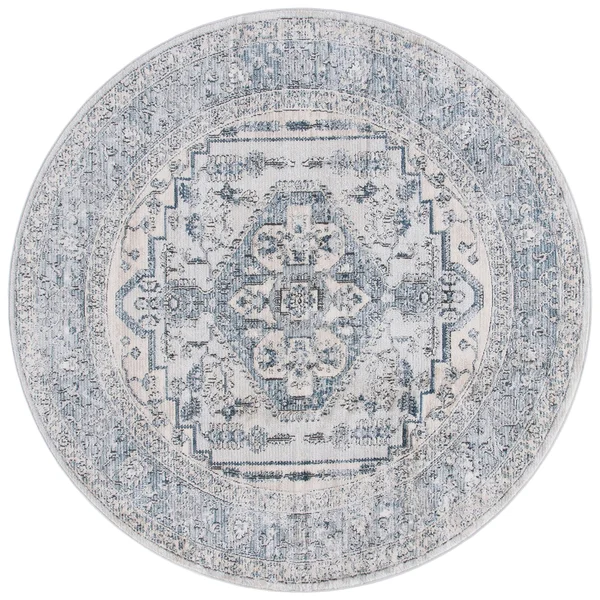 Safavieh Oregon Rug Collection ORE877M - Light Blue - Ivory - 8& x 10&