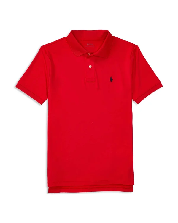 Ralph Lauren Boys 8-20 Performance Jersey Polo Shirt - French Navy, L