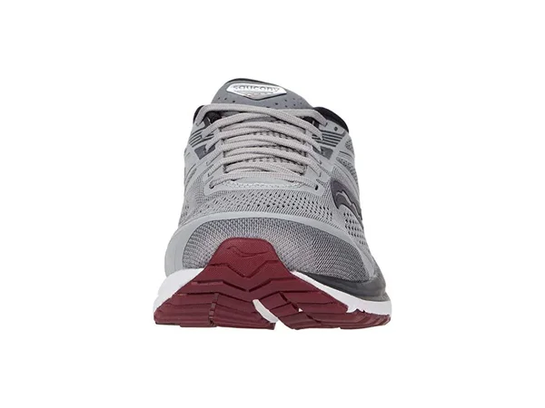 Saucony Omni 19 (Wide) 10, Alloy/Brick (Men's)