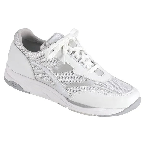 Women's SAS Tour Mesh Sneaker, Size: 10.5, Silver