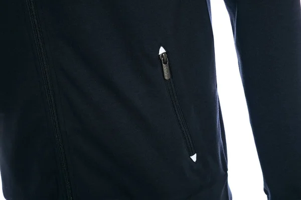 Boss Tracksuit Jacket Sweat Top in Navy