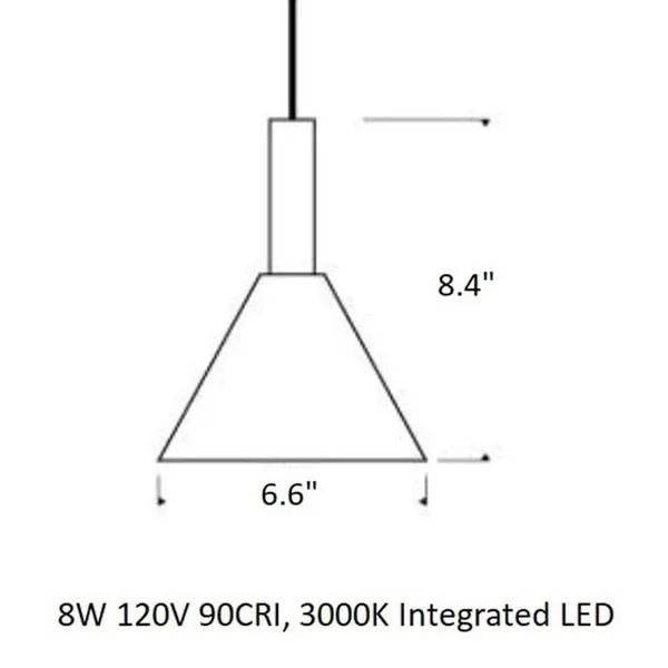 Tech Lighting 700FJMEZKS-LED930 Mezz Pendant