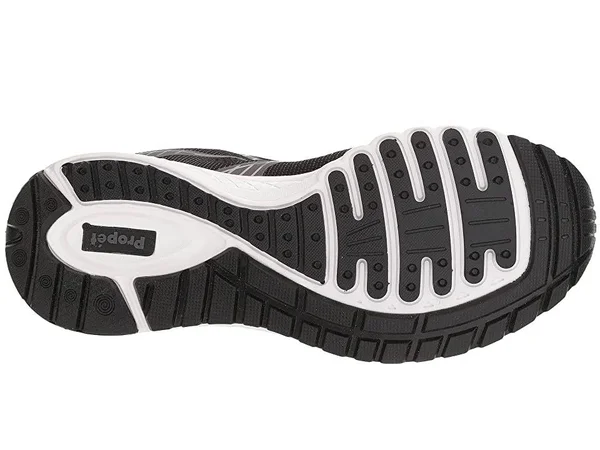 Propet Men's One LT Sneaker - Black/Grey - Size 8 - Medium