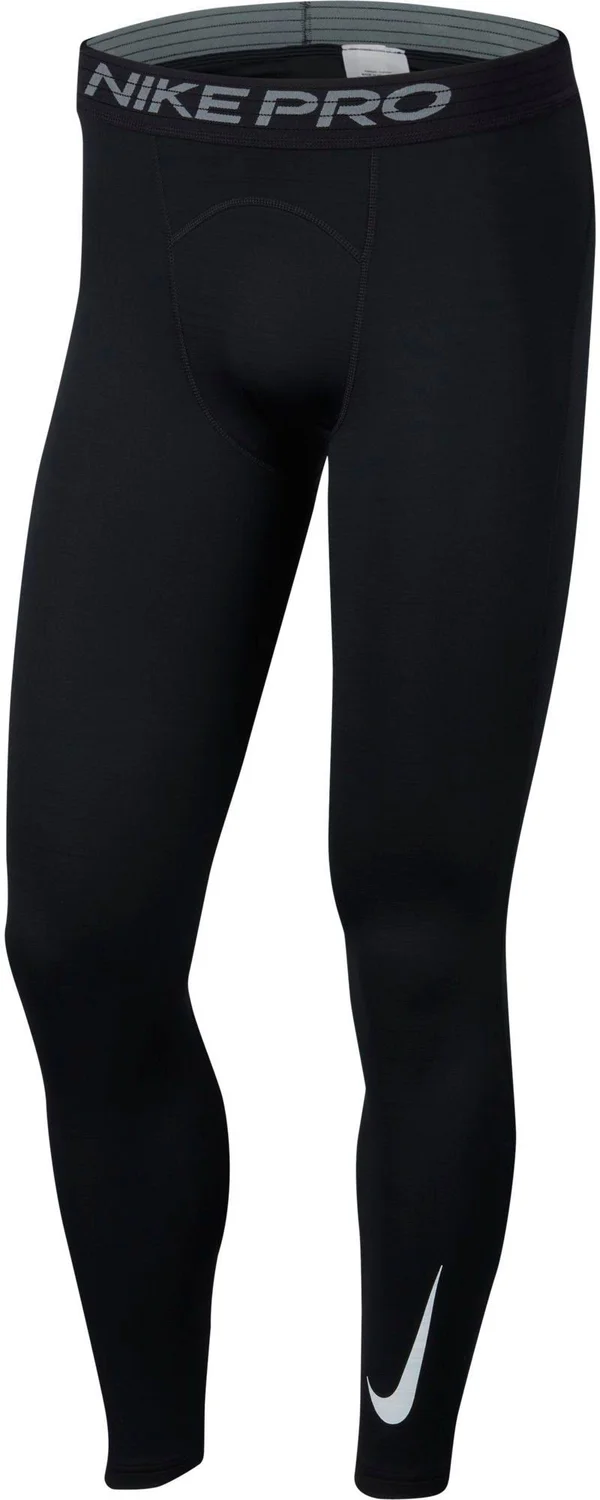 Nike Men's Pro Warm Tights, Small, Black