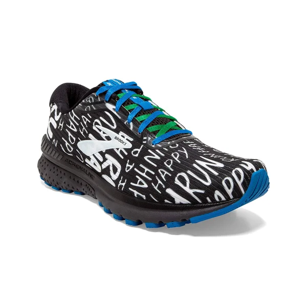 Brooks Adrenaline GTS 20 9.5 - Black/White/Multi (Men's)