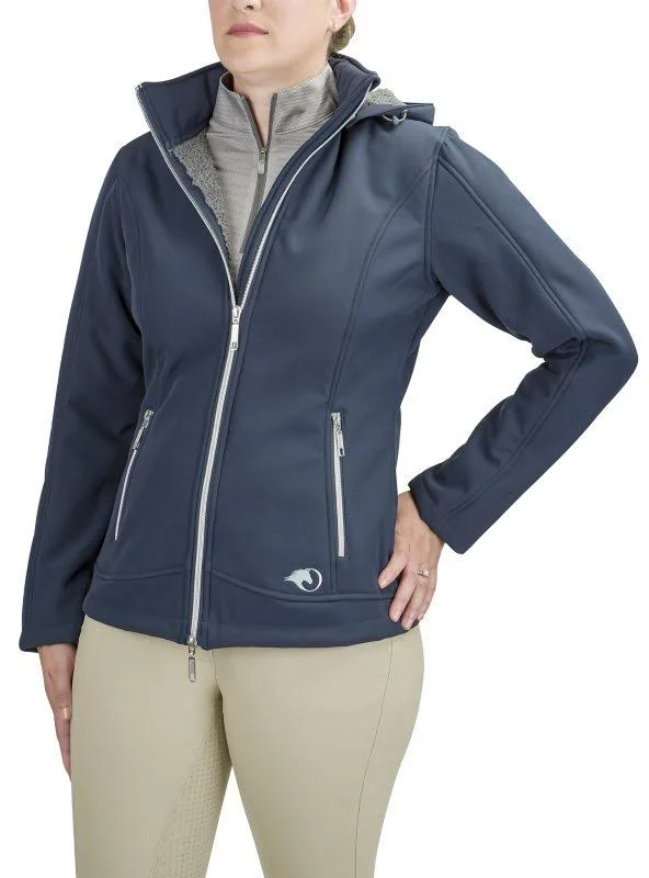 OEQ Lexi Fleece Lined Ladies Jacket L Navy