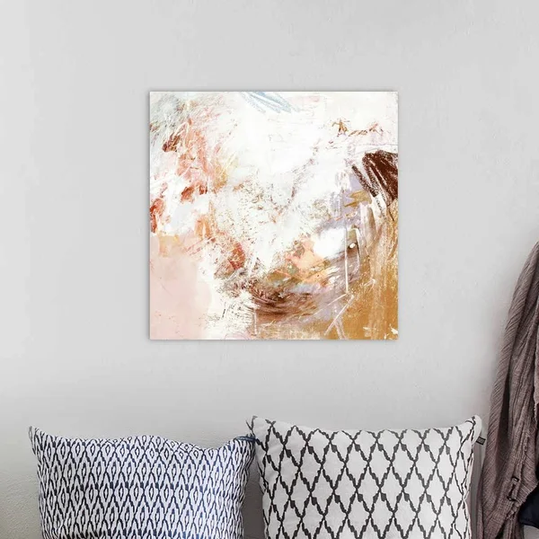 Blush & Umber II, Canvas Wall Art, 20x20, Great Big Canvas